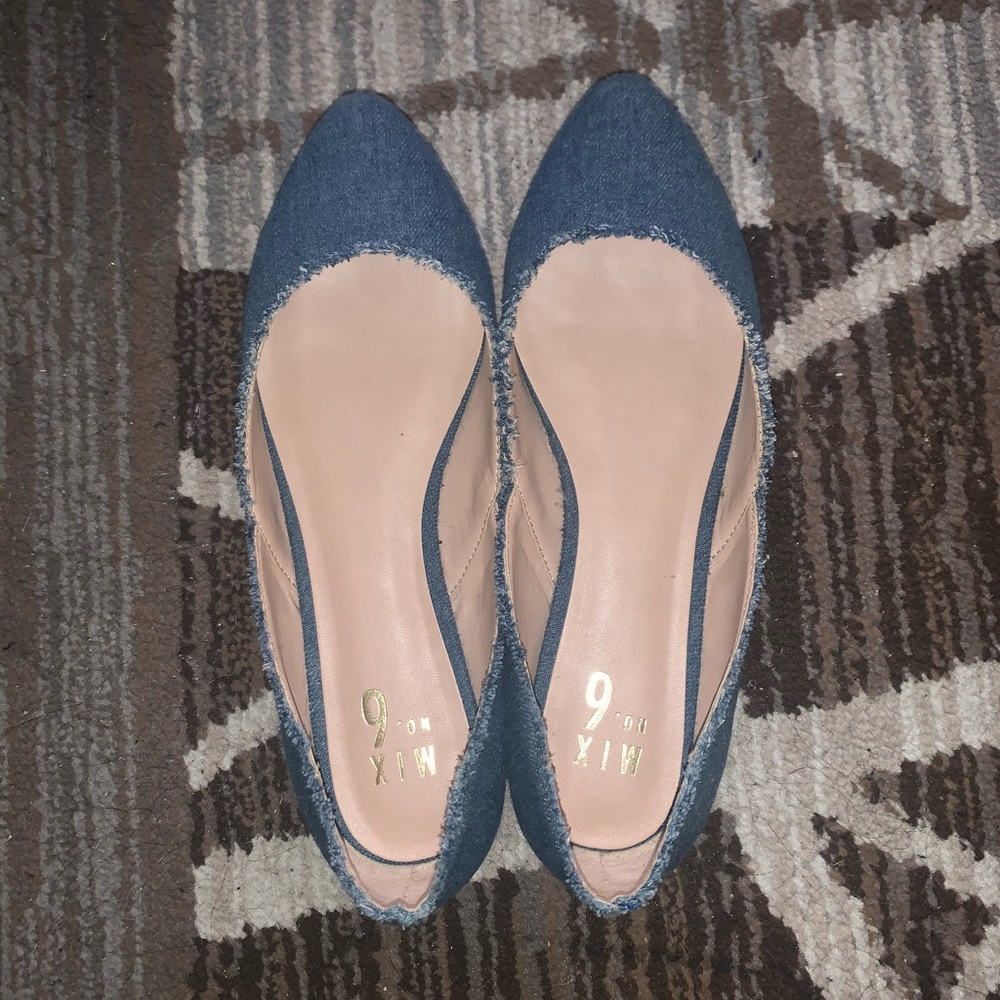Mix No 6 Denim Flats